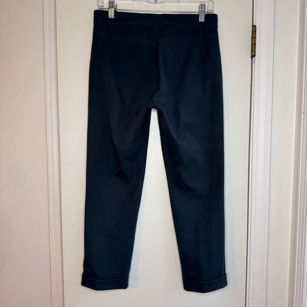 Eileen Fisher Cropped Pants Womens XS Dark Gray Career Business Casual Trousers - Picture 4 of 7